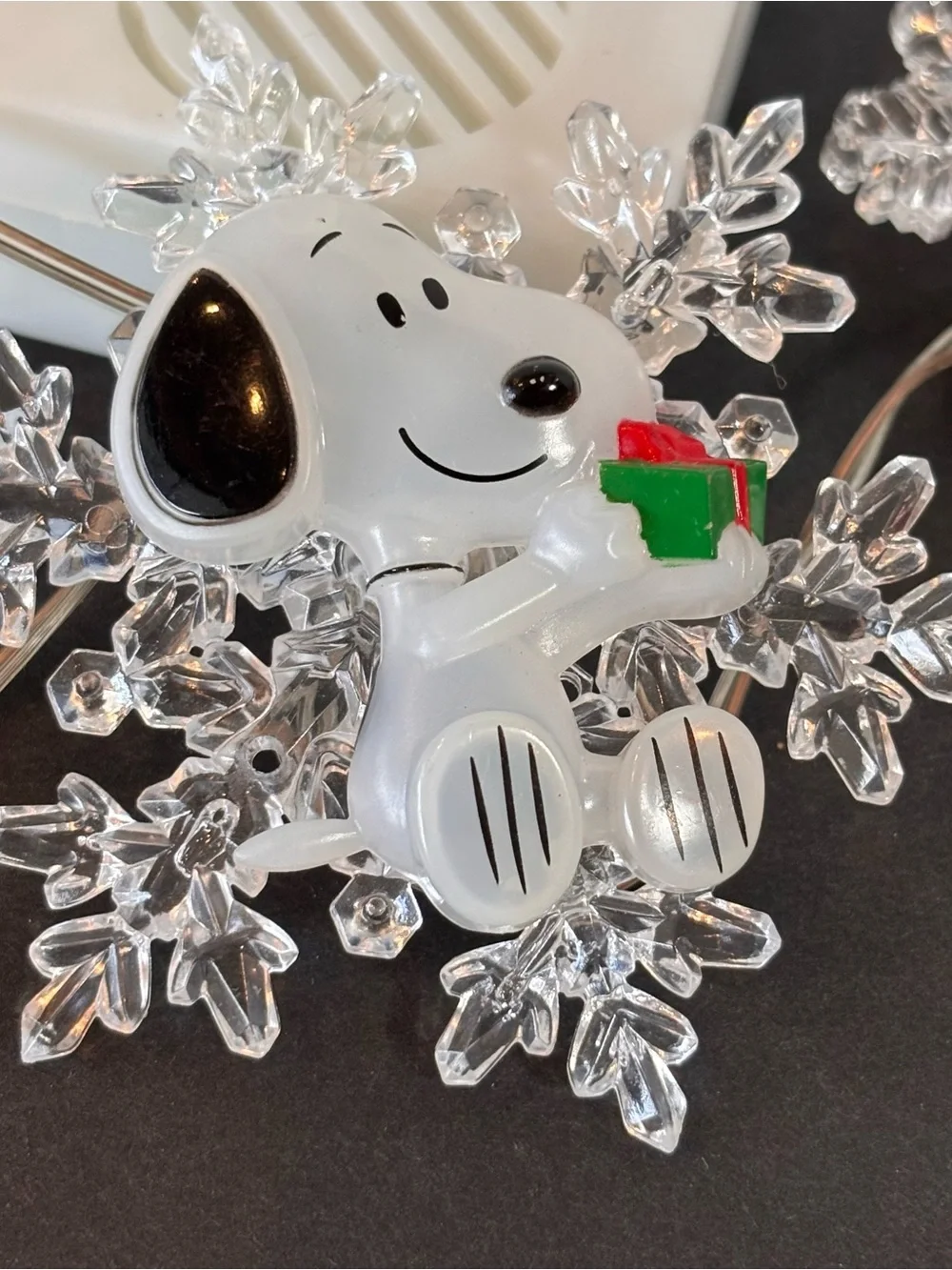 Christmas Peanuts Snoopy & Woodstock Musical String Lights Color Changing